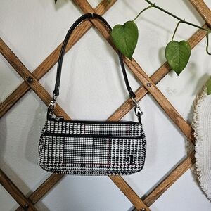 Ralph Lauren White Houndstooth Women's Bag
